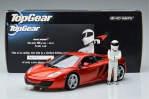 McLaren MP4-12C Mit Stig Top Gear Figur Minichamps 1:18 519101330 Metall — Bild 7 von 7