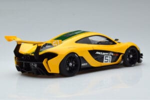 McLaren P1 GTR Gelb Mit Grünen Streifen AUTOart 1:18 81544 Komposit — Bild 3 von 7