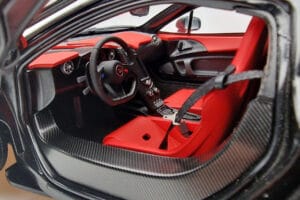 McLaren P1 Matt Schwarz AUTOart 1:18 76027 Metall — Bild 8 von 9