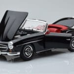 Mercedes 190 SL W121 Cabriolet Schwarz Minichamps 1:18 - image 2 of 8