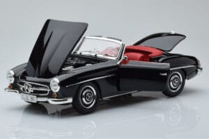 Mercedes 190 SL W121 Cabriolet Schwarz Minichamps 1:18 100037030 Metall — Bild 2 von 8