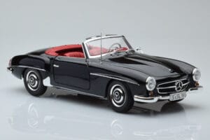 Mercedes 190 SL W121 Cabriolet Schwarz Minichamps 1:18 100037030 Metall — Bild 5 von 8