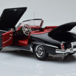 Mercedes 190 SL W121 Cabriolet Schwarz Minichamps 1:18 - image 7 of 8