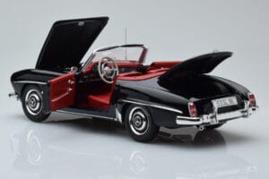 Mercedes 190 SL W121 Cabriolet Schwarz Minichamps 1:18 100037030 Metall — Bild 7 von 8
