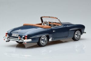 Mercedes 190 SL W121 Roadster Blau Norev 1:18 B66040625 Metall — Bild 3 von 8
