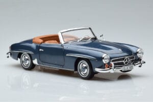 Mercedes 190 SL W121 Roadster Blau Norev 1:18 B66040625 Metall — Bild 6 von 8