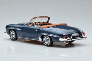 Mercedes 190 SL W121 Roadster Blau Norev 1:18 B66040625 Metall — Bild 7 von 8