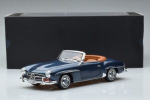 Mercedes 190 SL W121 Roadster Blau Norev 1:18 B66040625 Metall — Bild 8 von 8