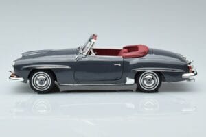 Mercedes 190 SL W121 Roadster Grau Norev 1:18 183402 Metall — Bild 4 von 8
