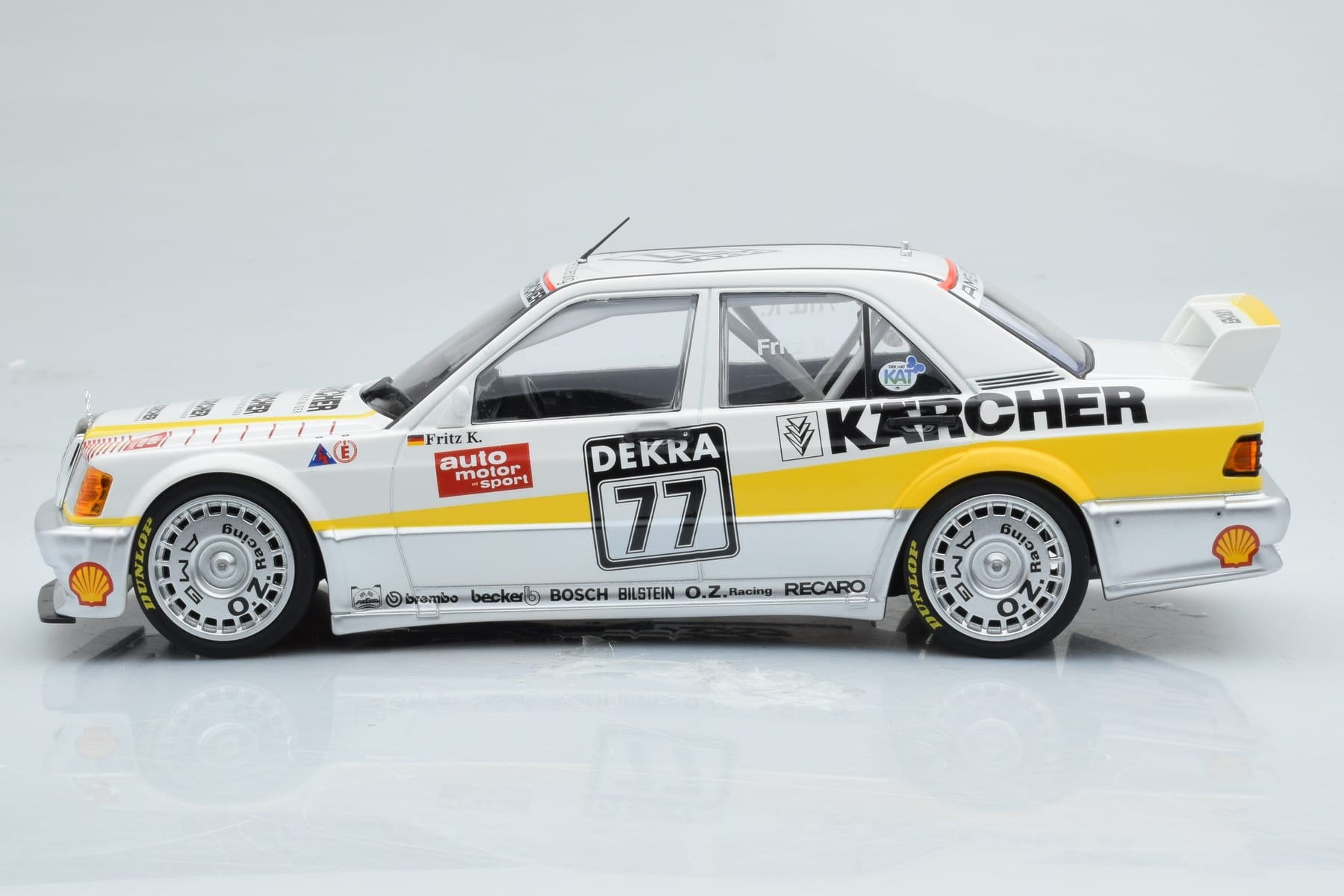 Mercedes 190E 2.5-16 W201 EVO 1 Karcher #77 F. Kreutzpointer Team AMG-Mercedes DTM 1990 Minichamps 1:18 155903677 Metall — Bild 3 von 6