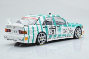 Mercedes 190E 2.5-16 W201 EVO 2 Debis #18 F. Giroix Team Zackspeed DTM 1991 Minichamps 1:18 155913618 Metall — Bild 2 von 6