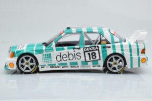 Mercedes 190E 2.5-16 W201 EVO 2 Debis #18 F. Giroix Team Zackspeed DTM 1991 Minichamps 1:18 155913618 Metall — Bild 3 von 6