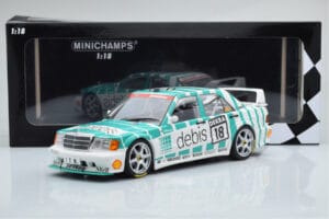 Mercedes 190E 2.5-16 W201 EVO 2 Debis #18 F. Giroix Team Zackspeed DTM 1991 Minichamps 1:18 155913618 Metall — Bild 6 von 6