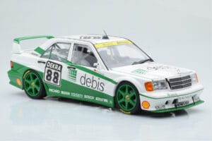 Mercedes 190E 2.5-16 W201 EVO 2 Debis #88 B. Schneider Team Zackspeed DTM 1991 Minichamps 1:18 155913688 Metall — Bild 4 von 6