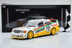 Mercedes 190E 2.5-16 W201 EVO 2 Karcher #11 J. Laffite Team Maas-Schons DTM 1992 Minichamps 1:18 155923611 Metall — Bild 6 von 6
