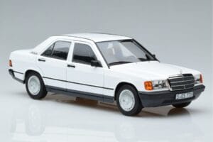 Mercedes 190 E W201 Weiß Norev 1:18 183820 Metall — Bild 5 von 7