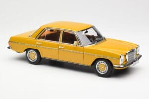 Mercedes 200/8 W115 Sahara Gelb Norev 1:18 183771 Metall — Bild 6 von 8