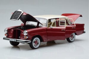 Mercedes 200 W110 Rot Norev 1:18 183706 Metall — Bild 2 von 7
