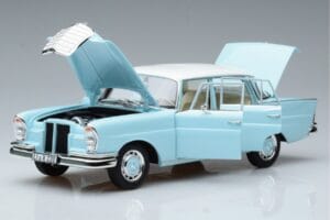 Mercedes 220 S W111 Blau Norev 1:18 183920 Metall — Bild 2 von 7