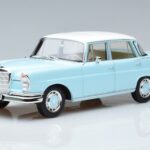 Mercedes 220 S W111 Blau Norev 1:18 183920 Metall