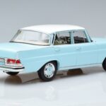 Mercedes 220 S W111 Blau Norev 1:18 183920 Metall - image 3 of 7