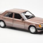 Mercedes 230E W124 Rosewood Metallic Händler Edition Norev 1:18 - image 6 of 8