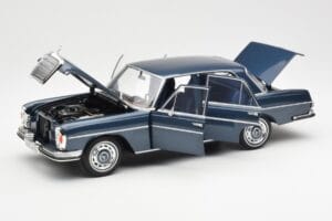 Mercedes 280 SE W108 Dunkelblau Metallic Norev 1:18 183534 Metall — Bild 2 von 8