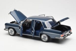 Mercedes 280 SE W108 Dunkelblau Metallic Norev 1:18 183534 Metall — Bild 5 von 8