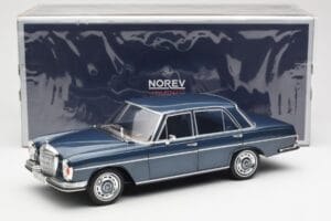 Mercedes 280 SE W108 Dunkelblau Metallic Norev 1:18 183534 Metall — Bild 8 von 8