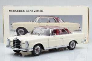 Mercedes 280 SE W108 Weiß AUTOart 1:18 76287 Metall — Bild 8 von 8
