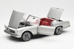Mercedes 280 SL W113 Pagode Silber Schuco 1:18 450035000 Metall — Bild 2 von 8