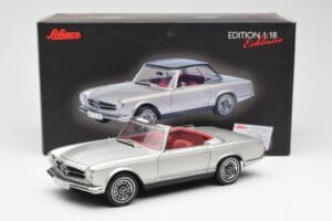Mercedes 280 SL W113 Pagode Silber Schuco 1:18 450035000 Metall — Bild 8 von 8