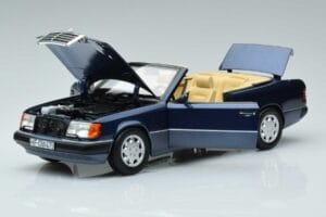 Mercedes 300 CE-24 A124 Cabriolet Nautical Blau Limitierte Auflage Norev 1:18 183879 Metall — Bild 2 von 7