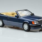 Mercedes 300 CE-24 A124 Cabriolet Nautical Blau Limitierte Auflage Norev 1:18 183879 Metall - image 5 of 7