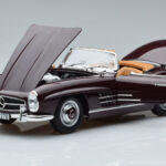 Mercedes 300 SL W198 Roadster Rot Norev 1:18 - image 2 of 8