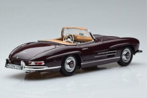 Mercedes 300 SL W198 Roadster Rot Norev 1:18 183891 Metall — Bild 3 von 8