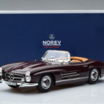 Mercedes 300 SL W198 Roadster Rot Norev 1:18 - image 8 of 8