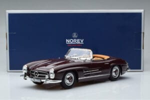 Mercedes 300 SL W198 Roadster Rot Norev 1:18 183891 Metall — Bild 8 von 8