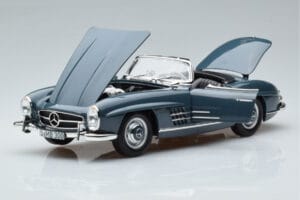 Mercedes 300 SL W198 Roadster Blau Norev 1:18 B66040668 Metall — Bild 2 von 9