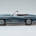 Mercedes 300 SL W198 Roadster Blau Norev 1:18 - image 6 of 9