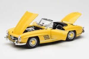 Mercedes 300 SL W198 Roadster Gelb Norev 1:18 B66040669 Metall — Bild 2 von 8