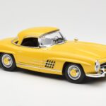 Mercedes 300 SL W198 Roadster Gelb Norev 1:18 - image 6 of 8