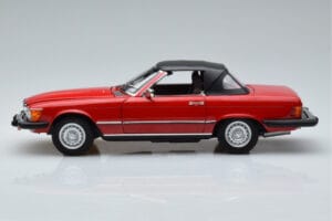 Mercedes 450 SL R107 US-Version Rot Norev 1:18 183729 Metall — Bild 4 von 8