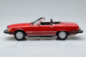 Mercedes 450 SL R107 US-Version Rot Norev 1:18 183729 Metall — Bild 5 von 8
