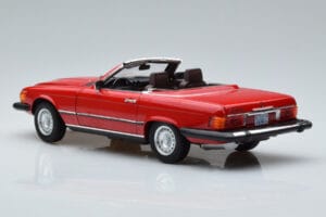 Mercedes 450 SL R107 US-Version Rot Norev 1:18 183729 Metall — Bild 7 von 8