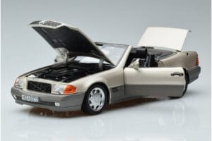 Mercedes 500 SL R129 Smoke Silber Norev 1:18 183719 Metall — Bild 2 von 7
