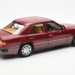 Mercedes 500E W124 Rot Metallic Händler Edition Norev 1:18 - image 3 of 8