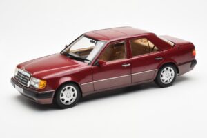 Mercedes 500E W124 Rot Metallic Händler Edition Norev 1:18
