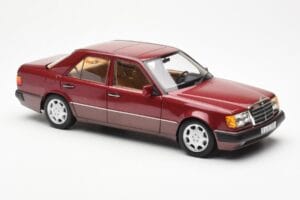 Mercedes 500E W124 Rot Metallic Händler Edition Norev 1:18 B66040699 Metall — Bild 6 von 8