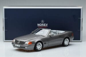 Mercedes 500 SL R129 Grau Metallic Norev 1:18 183715 Metall — Bild 7 von 7